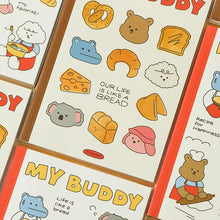 Load image into Gallery viewer, My Buddy B6 Cover Note - Bread (Blank)