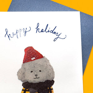Holiday Poodle Card