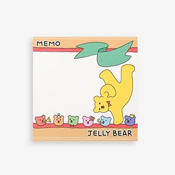 Memo Pad (Jelly Bear)