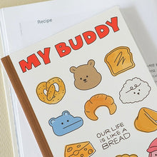 Load image into Gallery viewer, My Buddy B6 Cover Note - Bread (Blank)