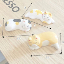 Load image into Gallery viewer, Sleepy Cat - Chopstick Rests