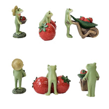 Load image into Gallery viewer, Strawberry Frog Miniature Figurines