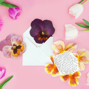 Pansy -  Flower Folding Card