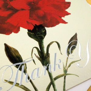 Thank You Card - Carnation