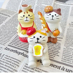 Miniature Clay Bread Cats