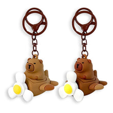 Load image into Gallery viewer, Capybara Airplane Keyring