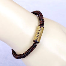 Load image into Gallery viewer, Lightning Struck Sliding Sutra Bracelet