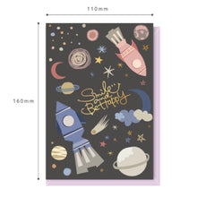Load image into Gallery viewer, Spaceship - Greeting Card