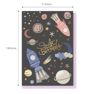 Spaceship - Greeting Card