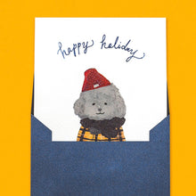 Load image into Gallery viewer, Holiday Poodle Card