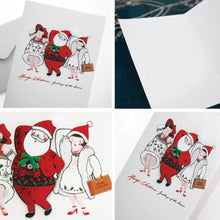 Load image into Gallery viewer, Santa Fashion Show Christmas Card