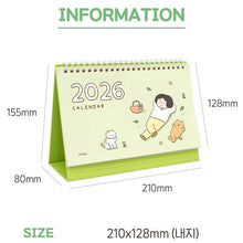 Load image into Gallery viewer, 2026 Daily Life Desk Calendar