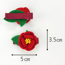 Load image into Gallery viewer, Felt Camellia - Hair Clip