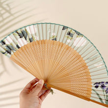 Load image into Gallery viewer, Traditional Bamboo Folding Fan