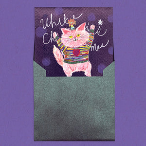 Holy Meow - Greeting Card