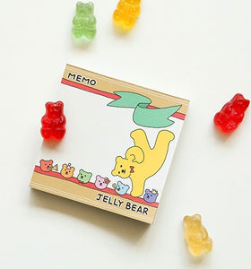 Memo Pad (Jelly Bear)