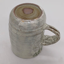 Load image into Gallery viewer, White Buncheong - Large - Handle Green Tree Ceramic Mug