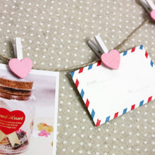 Load image into Gallery viewer, Wooden Clothespins - Hearts