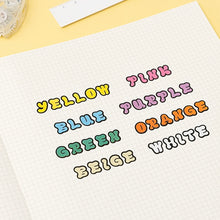 Load image into Gallery viewer, Cloud Typo Sticker Pack