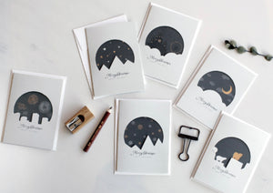 Dream Sky - Christmas Card Set