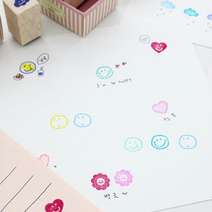 Emoticon Stamp Set