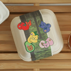 Jelly Bear Roll Sticker - Fruit
