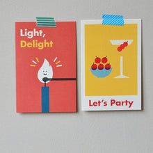 Load image into Gallery viewer, Let&#39;s Party Cherry Card