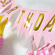 Load image into Gallery viewer, Happy Birthday Bunting