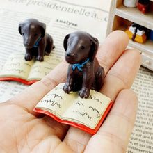 Load image into Gallery viewer, Puppy Library Figurine Set