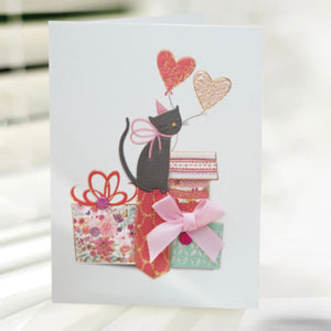 Gift Box Cat Card