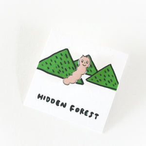 Hidden Forest Larva - Enamel Pin