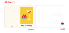 Load image into Gallery viewer, Let&#39;s Party Cherry - Greeting Card