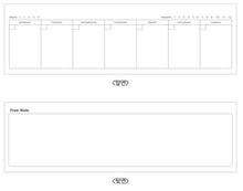Load image into Gallery viewer, Weekly Desk Planner - Long Version