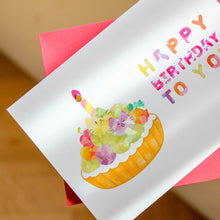 Load image into Gallery viewer, Fruit Tart Birthday Card