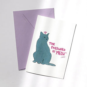 Tablo Cat - Greeting Card