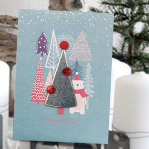 Forest Bear Christmas Card