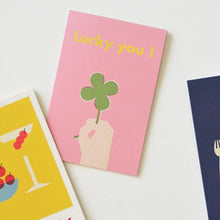 Load image into Gallery viewer, Lucky You Clover - Greeting Card