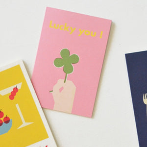 Lucky You Clover - Greeting Card