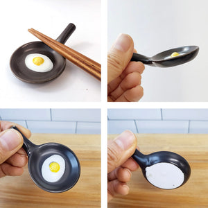 Fried Egg Pan - Chopstick Rest