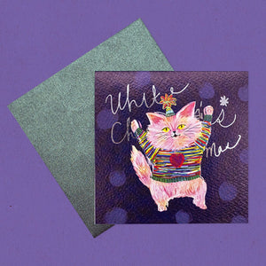 Holy Meow - Greeting Card