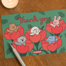 Load image into Gallery viewer, My Buddy Illustration Postcard - Flower My Buddy