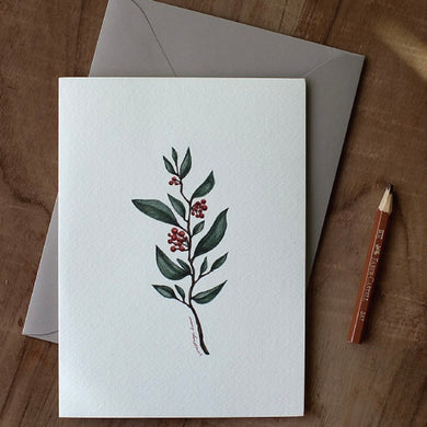 Botanic Berry  - Christmas Card