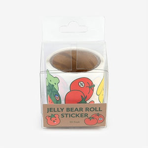 Jelly Bear Roll Sticker - Fruit
