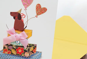 Elegant Puppy Gifts - Greeting Card