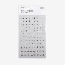 Load image into Gallery viewer, Daily Sticker - 17 Alphabet