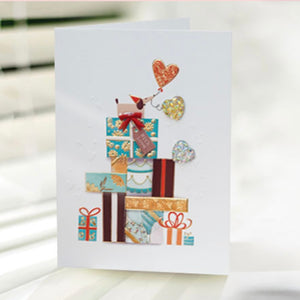 'With Love' Puppy Gift Stack Card