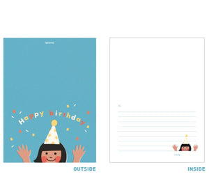 Happy Birthday Confetti - Greeting Card