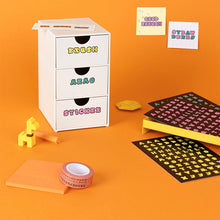 Load image into Gallery viewer, Cloud Typo Sticker Pack