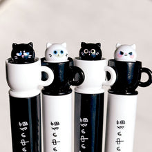 Load image into Gallery viewer, Spinning Cat Cup Gel Pen