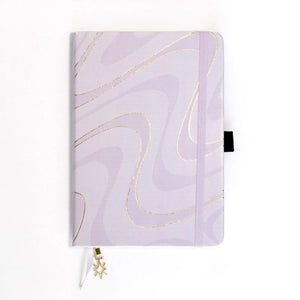 Swirl Dotted Notebook with Colored Edge - AmandaRachLee